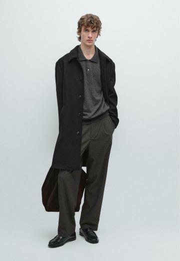 Шерстяное пальто