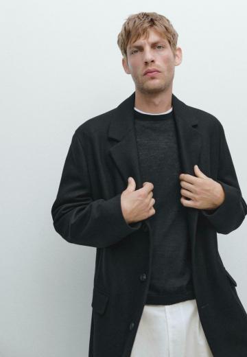 Шерстяное пальто