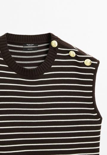 Пуловер с коротким рукавом