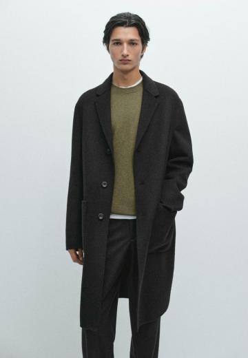 Шерстяное пальто