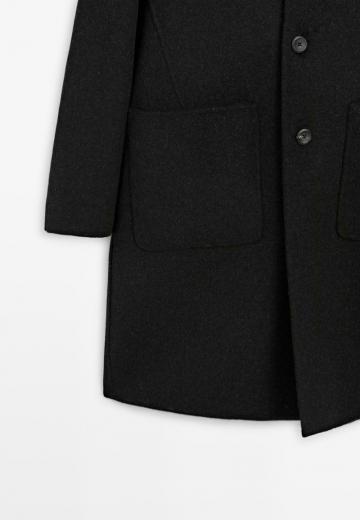 Шерстяное пальто
