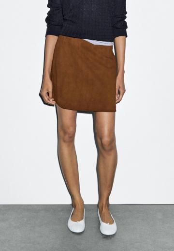 Кожаная юбка