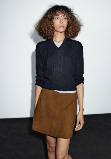 Кожаная юбка