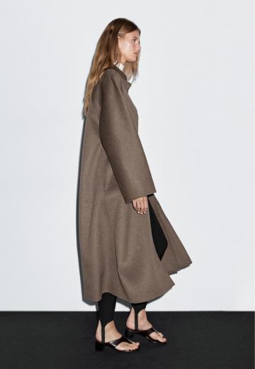 Шерстяное пальто
