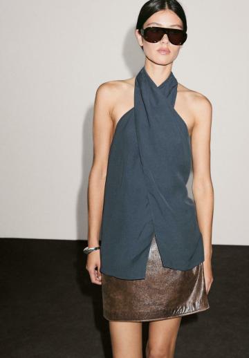 Кожаная юбка