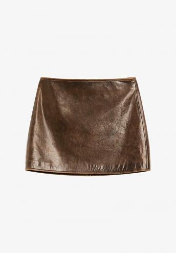 Кожаная юбка