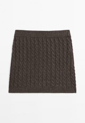 Вязаная юбка