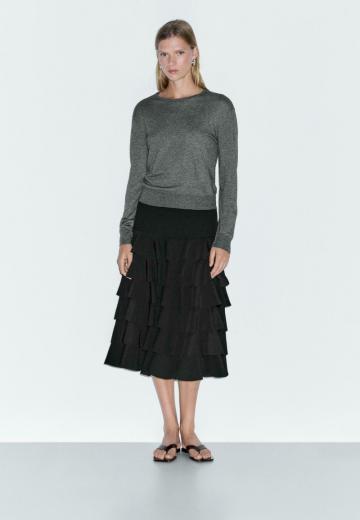 Юбка с воланами