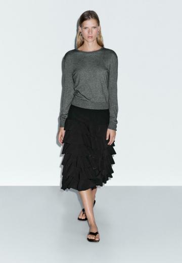 Юбка с воланами