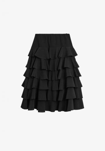 Юбка с воланами