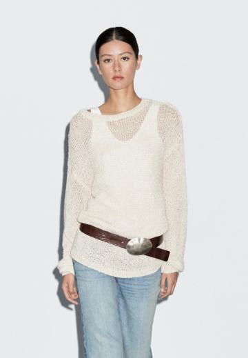 Длинный пуловер