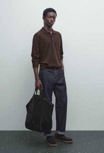 Поло с длинным рукавом