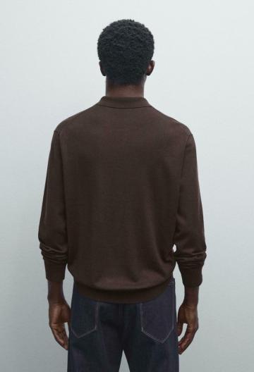 Поло с длинным рукавом