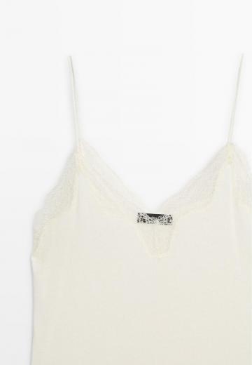 Топ на бретельках