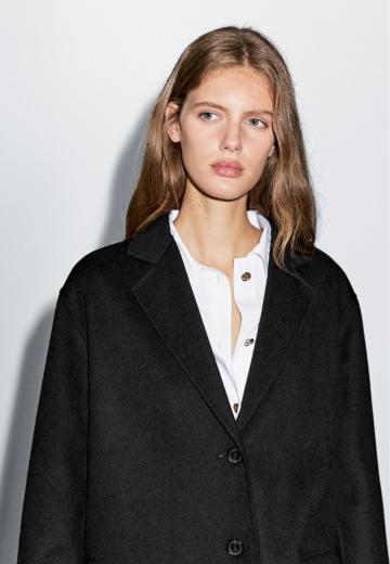 Шерстяное пальто