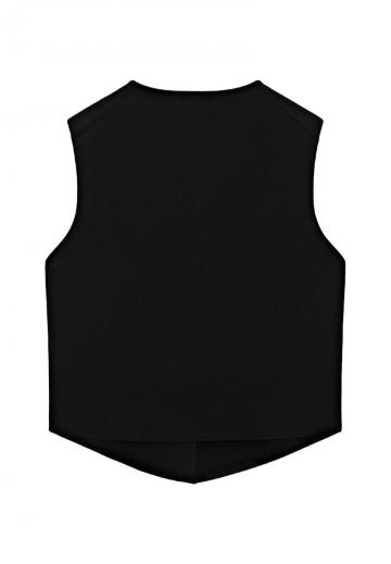 Вязаный жилет