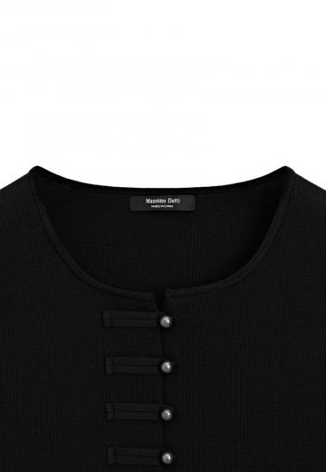 Вязаный жилет