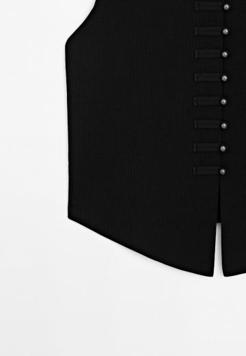 Вязаный жилет