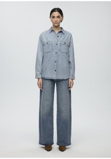 Джинсовая блузка