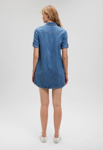 Джинсовое платье