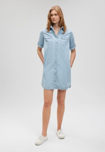 Джинсовое платье