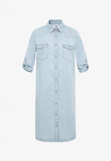 Джинсовое платье