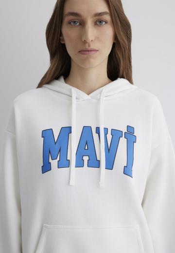 Пуловер с капюшоном