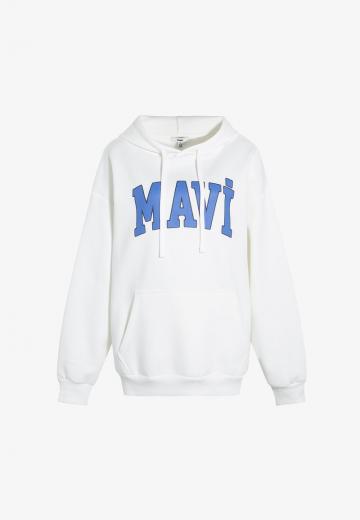 Пуловер с капюшоном