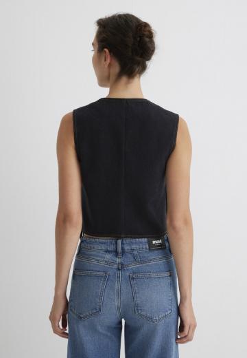 Джинсовая жилетка