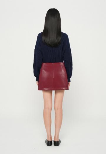 Кожаная юбка