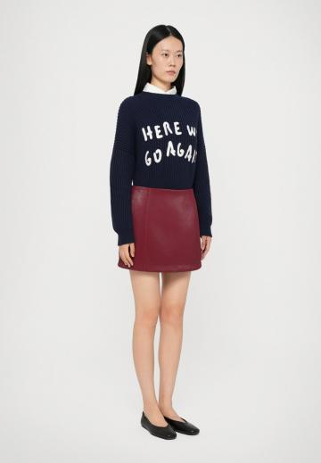 Кожаная юбка