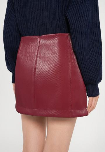 Кожаная юбка