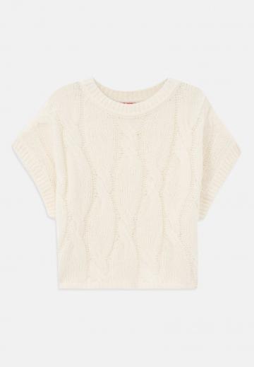 Пуловер с коротким рукавом