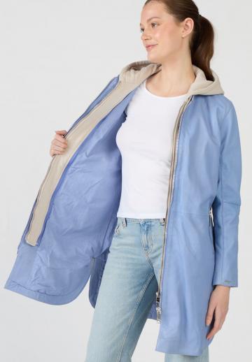 Кожаное пальто