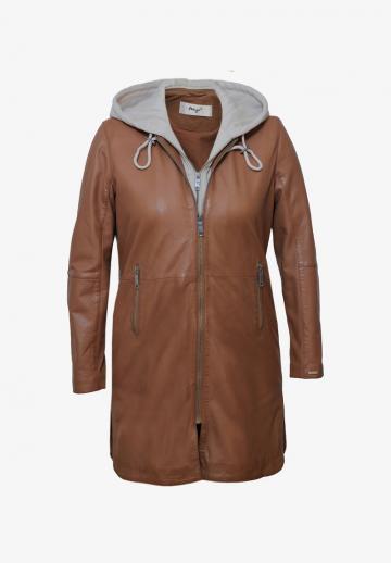 Кожаное пальто