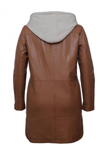 Кожаное пальто