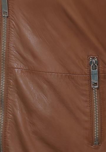 Кожаное пальто