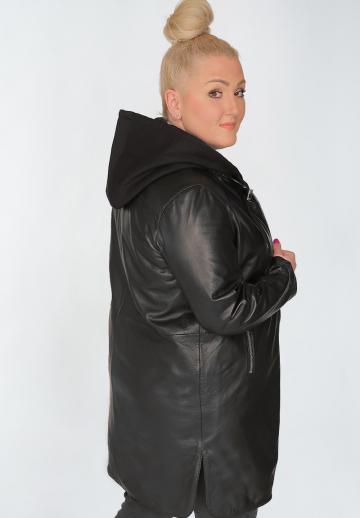 Кожаное пальто