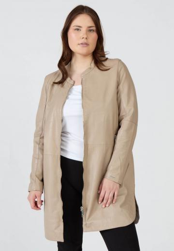 Кожаное пальто