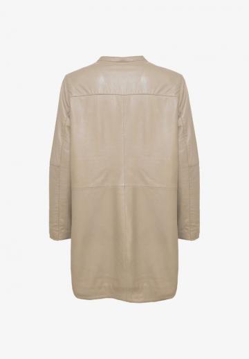 Кожаное пальто