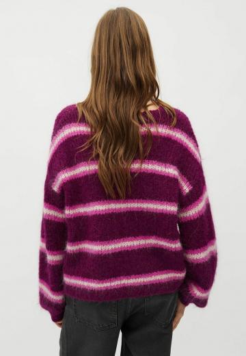 Пуловер в полоску