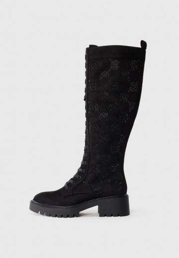 Сапоги на шнуровке