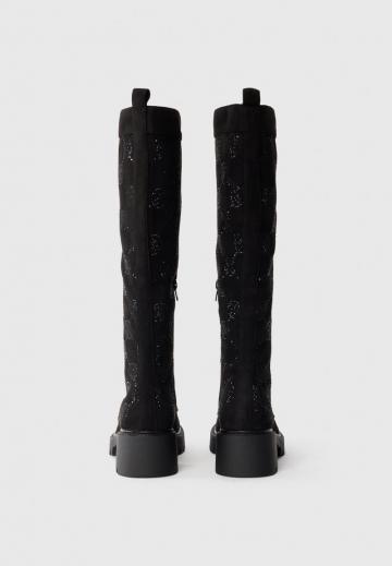 Сапоги на шнуровке