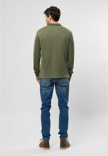 Поло с длинным рукавом