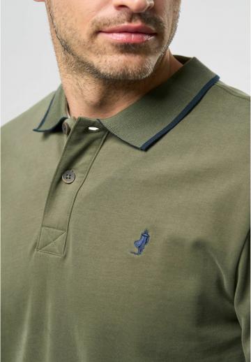 Поло с длинным рукавом