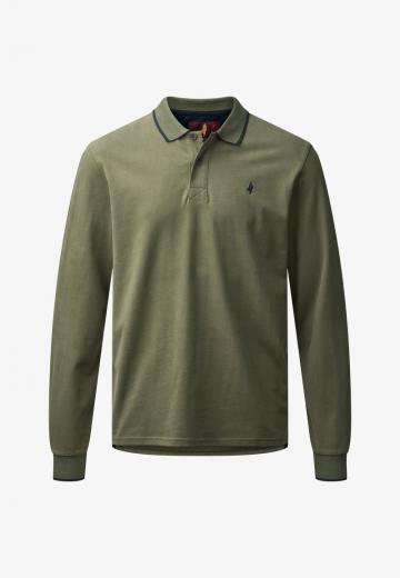 Поло с длинным рукавом