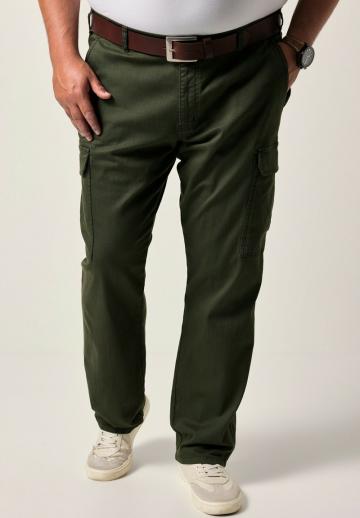 Брюки с накладными карманами