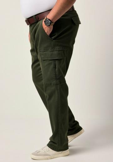 Брюки с накладными карманами