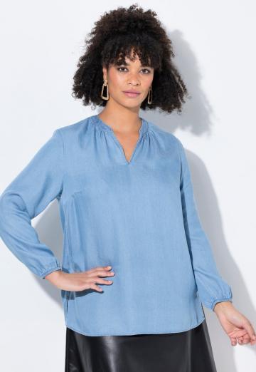 Джинсовая блузка