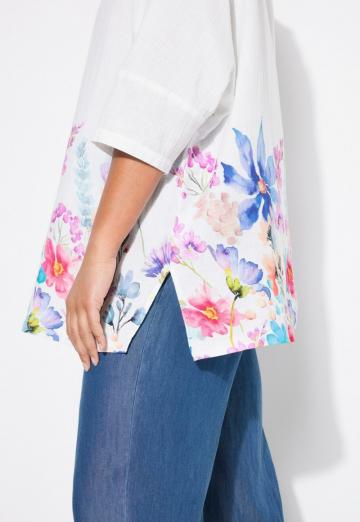 Длинная блузка